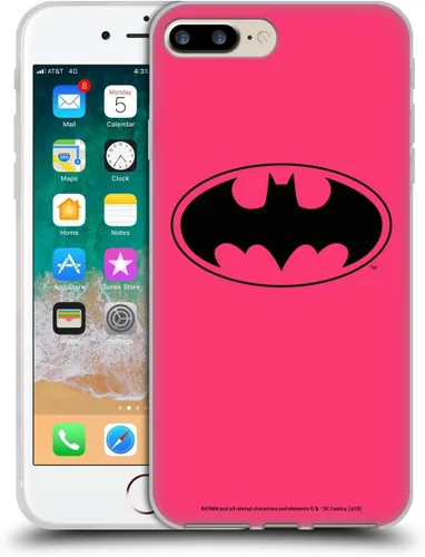 Miniatura 383 de Head Case Designs Funda de gel con licencia oficial de Batman DC Comics Bat Signal Logos [protección de grado militar] compatible con Apple iPhone 7
