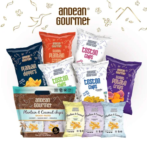 Miniatura 5 de ANDEAN GOURMET Patatas fritas de plátano con sal marina del Pacífico, 12 onzas (paquete de 3), sin gluten, totalmente naturales, sin OMG y Kosher