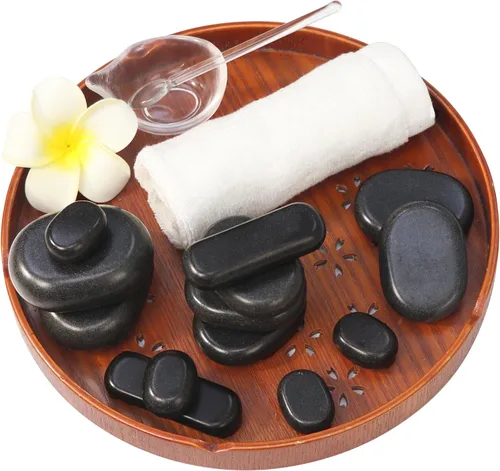 Miniatura 6 de Master Massage Juego de 28 piezas de piedra caliente esencial para masaje de piedras calientes para terapia de piedras profesionales o en casa