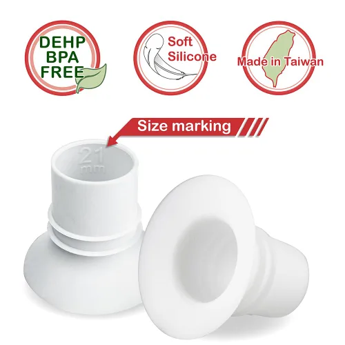 Miniatura 10 de Nenesupply Inserto de brida de 0.669 in compatible con piezas de bomba de brida Elvie Brida Elvie Stride Brida Momcozy Medela Brida Spectra Willow