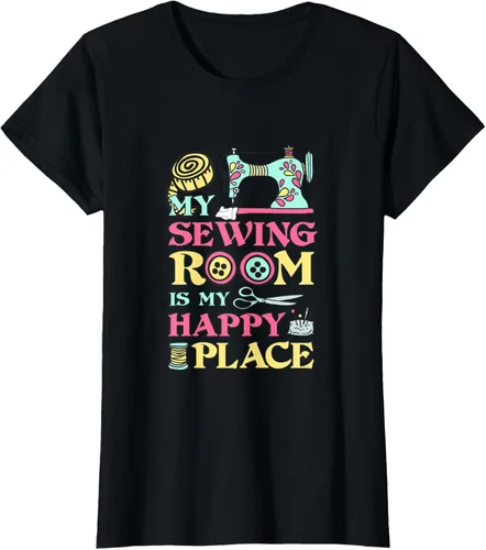 Miniatura 10 de Costura is my Happy Place diseño de una playera, mujer S, Arándano