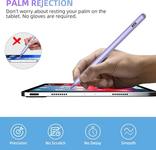 Miniatura 3 de MMK Lápiz capacitivo para iPad 6ª-10ª, A16, Lápiz capacitivo Apple Pencil de carga rápida y ahorro de energía para iPad Air 5/4/3ª, iPad Pro