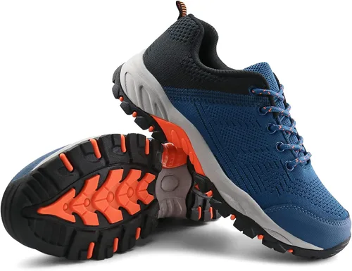 Miniatura 5 de JABASIC Zapatos de senderismo para mujer tenis de senderismo de punto para exteriores