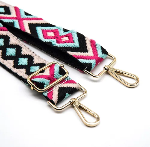 Miniatura 4 de S&loyoe Correas de repuesto para bolso, correa ajustable para bolsa cruzada, correas de guitarra anchas para bolsos de 1.5 pulgadas