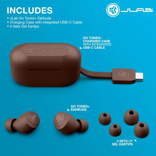 Miniatura 101 de JLab Go Air Pop+ Auriculares Verdaderamente Inalámbricos, Auriculares Intraaurales, Auriculares Bluetooth, 35H de Tiempo de Reproducción, Menta