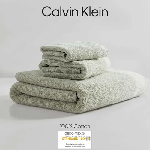 Miniatura 4 de Calvin Klein - Juego de toallas de baño, Suaves y absorbentes, Esenciales para el baño, Construcción sin torsión, Certificado Oeko-Tex