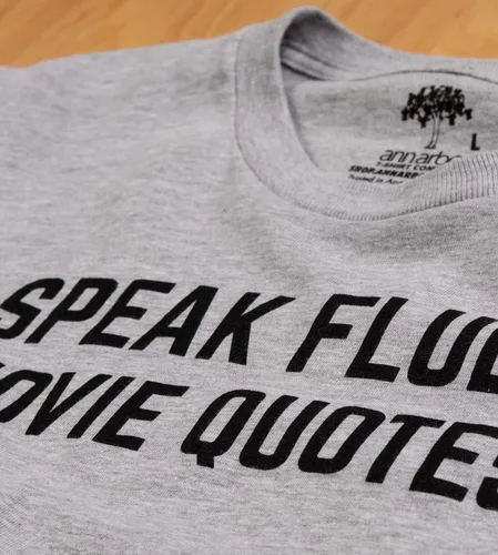 Miniatura 5 de I Speak Fluent Movie Quotes Funny Film Fan Sarcasmo Humor Hombres Mujeres Camiseta