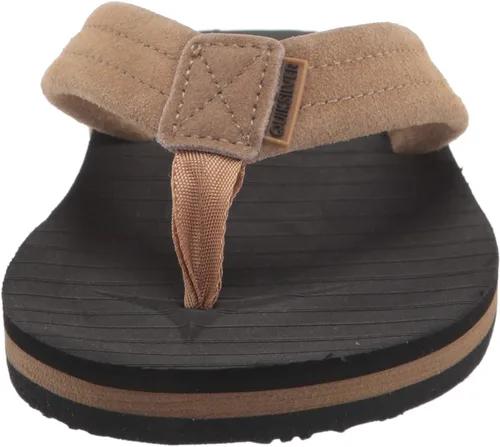 Miniatura 2 de Quiksilver Men's Carver Suede 3 Point Flip Flop Athletic Sandal