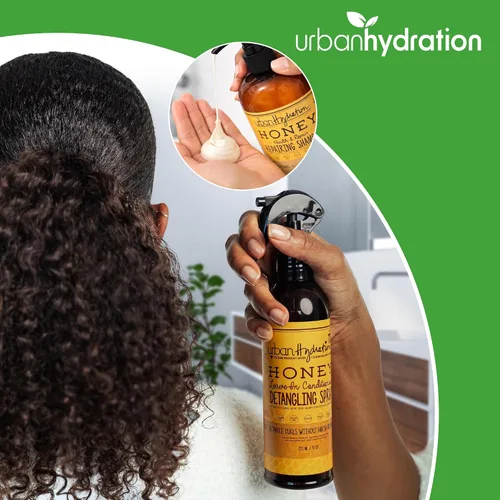 Miniatura 6 de Urban Hydration Honey Health and Repair - Juego de champú, acondicionador y desenredante Sin sulfatos, parabenos ni tintes, limpia, desenreda
