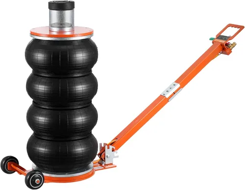 Miniatura 12 de VEVOR Gato de aire triple de 5 toneladas/11000 libras, gato de bolsa de aire de elevación de hasta 15.75 pulgadas, elevación rápida 3-5S