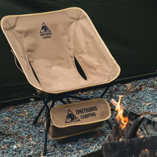 Miniatura 2 de ONETIGRIS Tigerblade - Silla de camping, ligera, plegable, silla de senderismo, compacta, portátil, capacidad de 330 libras Marrón coyote