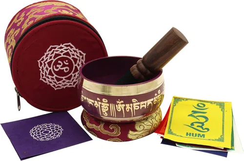 Miniatura 9 de Juego de cuencos tibetanos de siete chakras, elige tu cuenco de chakra favorito, mejora tu práctica de meditación de chakras