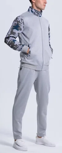 Miniatura 5 de MAGCOMSEN Conjunto deportivo de 2 piezas para hombre, con cremallera completa, traje deportivo para hombre, trajes casuales de camuflaje