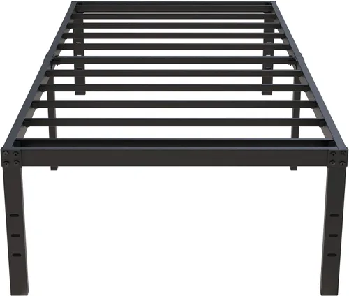 Miniatura 14 de Upcanso Marcos de cama tamaño California King de 18 pulgadas sin necesidad de somier, marco de cama con plataforma tamaño California King con alto
