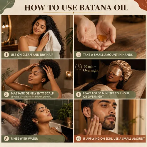 Miniatura 3 de Aceite de batana - El aceite milagroso hondureño para el crecimiento del cabello y el cuidado de la piel - 100% puro - 16 oz (454G)