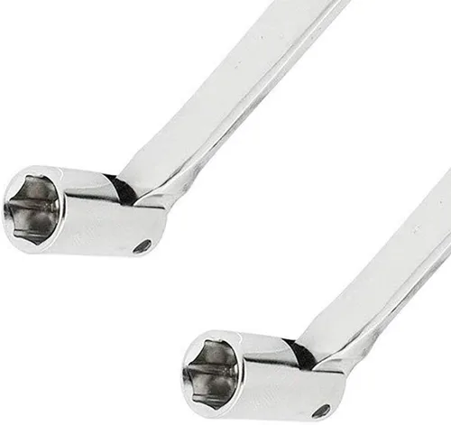 Miniatura 2 de Llave de enchufe de extremo abierto de cabeza flexible de 0.512 in/0.51 pulgadas, llave inglesa combinada de trinquete, llave de combinación
