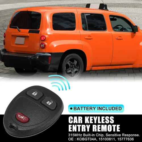 Miniatura 2 de X AUTOHAUX 2 unids 315MHz KOBGT04A reemplazo de entrada sin llave remoto llavero coche para Chevy HHR 06-11 Uplander 06-08 para Buick Terraza