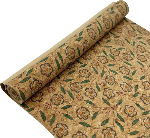 Miniatura 7 de SorenCut Tela de corcho por yarda, tela de corcho para coser con superficie de café negro, 12 x 52 pulgadas más grande para manualidades, cortar