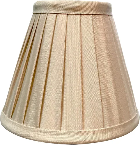 Miniatura 29 de Royal Designs, Inc. Pantalla plisada Empire CS-111BG, color beige, 2,5 x 5 x 4,25