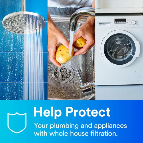 Miniatura 2 de 3M Aqua-Pure Sistema de Filtro de Agua Sanitario de Cambio Rápido para Toda la Casa AP904, Reduce Sedimento, Sabor y Olor a Cloro, y Escala, Uso