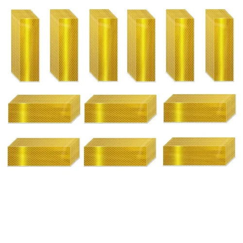 Miniatura 142 de Cinta reflectante blanca de 4 pulgadas, adhesivo de seguridad de advertencia impermeable para exteriores (10 pies)