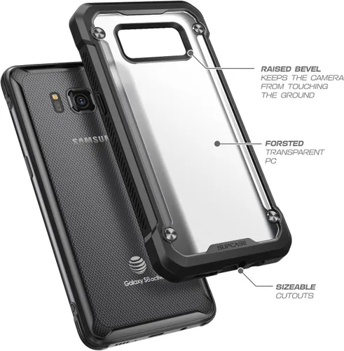 Miniatura 4 de SUPCASE Funda protectora híbrida para Samsung Galaxy S8 Active de la serie Unicorn Beetle Premium para Samsung Galaxy S8 Active 2017