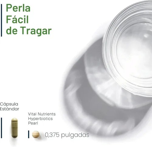 Miniatura 3 de Hiperbióticos PRO-15 Probiotics, 60 perlas de liberación diaria, 15 veces más eficaz que las cápsulas probióticas con tecnología patentada