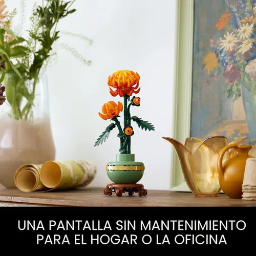 Miniatura 6 de LEGO Botanicals - Juego de construcción de crisantemo para adultos a partir de 18 años - Flor artificial para centros de mesa de comedor