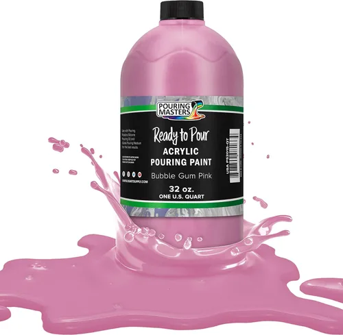 Miniatura 36 de POURING MASTERS Pintura Acrílica Roja Carmesí Lista para Verter - Premium de 8 Onzas Premezclada a Base de Agua - para Lienzo, Madera, Papel, Rojo