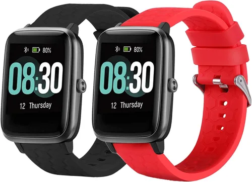 Miniatura 9 de TenCloud Paquete de 2 correas compatibles con GRV FC1/FC5 de 0.748 in Veryfitpro para ID205L ID205S bandas deportivas de repuesto para GRV ID205L