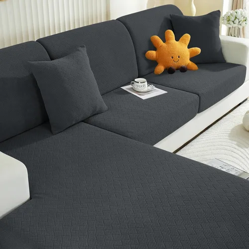 Miniatura 12 de YEMYHOM 【Liquidación】 Fundas Elásticas para Cojines de 1 Pieza, Fundas de Cojín de Asiento para Sofá y Silla, Funda Suave de Sofá de Repuesto
