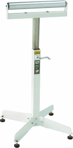 Miniatura 4 de Soporte de material de rodillo de pedestal ajustable HTC HSS-10, con un rodillo de rodamiento de bolas de 16