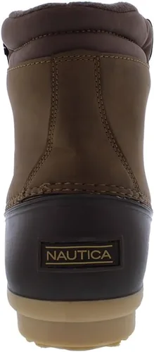 Miniatura 4 de NAUTICA Mens Duck Boots Waterproof Shell Insulated Snow & Rain Boot -Lace-Up Winter Shoe- Channing (WideMedium Width)