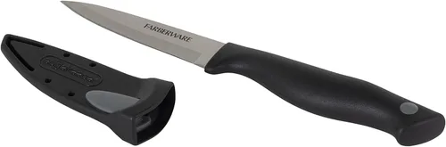 Miniatura 2 de Farberware Edgekeeper - Cuchillo de pelar de 3.5 pulgadas con cubierta autoafilante, cuchillo de cocina de acero inoxidable de alto carbono