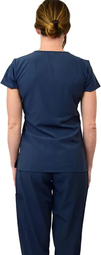 Miniatura 7 de Green Town Conjunto médico de enfermería GT 4FLEX para mujer, camiseta y pantalón, colores sólidos y estampados