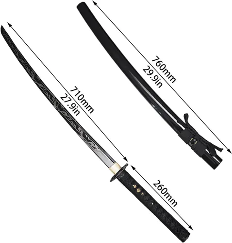 Miniatura 3 de Kamaiwo -1045/1060 hechas a mano forjadas a mano, auténticas, las katanas japonesas son un regalo único para hombres. El acero de alto carbono