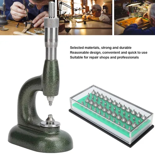 Miniatura 2 de Reloj de diamantes de imitación para ajustar la máquina, micrómetro de paso de rosca, herramientas de mantenimiento de reloj, herramientas