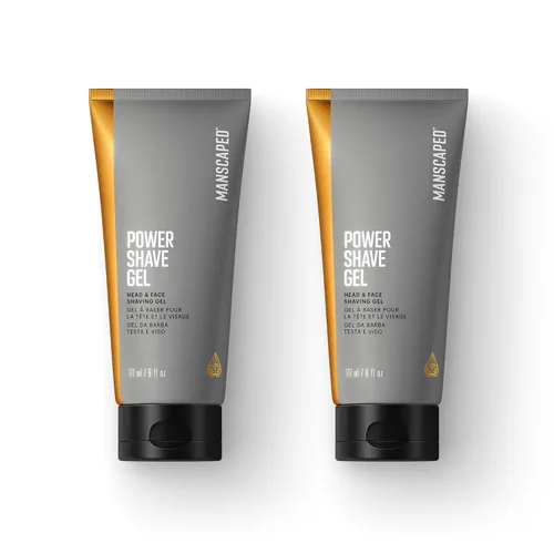 Miniatura 10 de MANSCAPED® Power Shave Gel Gel calmante para la cabeza y la cara para hombre, con hamamelis y exfoliantes líquidos suaves para ayudar a defenderse