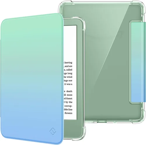 Miniatura 14 de Fintie Funda delgada para Kindle de 6 pulgadas (11ª generación - versión 2024/2022), ultra transparente, suave, flexible, transparente, cubierta
