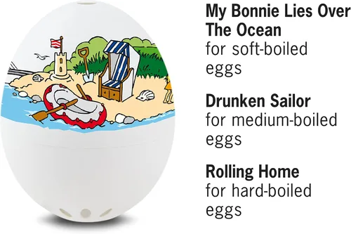 Miniatura 2 de Coastal BeepEgg - Temporizador de huevos para hervir huevos - Olla musical para huevos suaves, medianos y duros, aptos para alimentos, temporizador