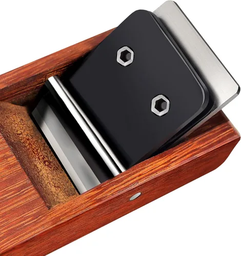 Miniatura 2 de Cepilladora de mano, cepilladora plana de mano de bloque perfecta para carpintería, recorte, cepillado de madera, alisado de superficies Rojo-4