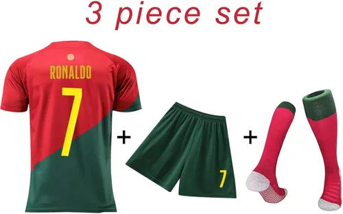 Miniatura 2 de Camiseta de fútbol n. 7, camiseta de fútbol, fanáticos de los deportes al aire libre, camiseta para niños y jóvenes, kit de regalo