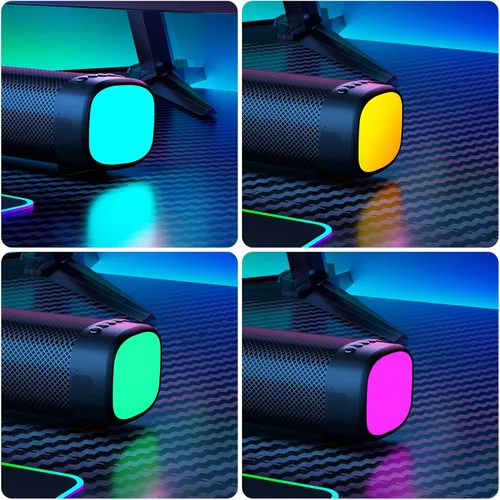 Miniatura 2 de Barra de sonido para Smart TV, barra de sonido de 100 W con 3 luces RGB dinámicas, Bluetooth 5.3, conexión ARC/Opt/AUX, volumen dinámico 3 modos