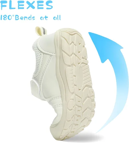 Miniatura 3 de SOPMDH Zapatos para niños y niñas, zapatos transpirables para caminar, ligeros, antideslizantes, para recién nacidos, zapatos planos 6, 9, 12, 18