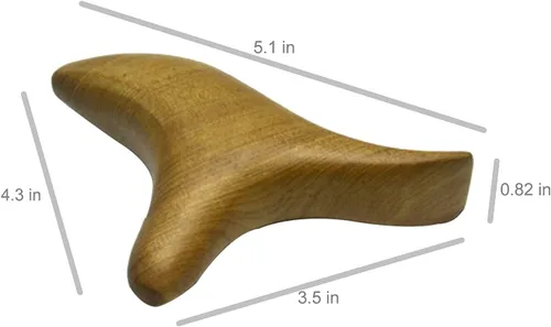 Miniatura 4 de Broman Herramientas de reflexología, herramientas de masaje de terapia de madera, ampliamente utilizadas como masajeador de pies para cabeza