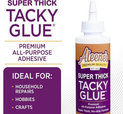 Miniatura 2 de Aleene 's Super de grosor Tacky Glue 4oz, Blanco, x