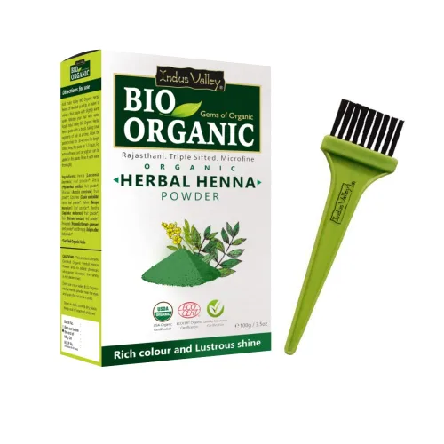 Miniatura 10 de I.V BIO COMBO ORGÁNICO (BHRINGRAJ POLVO 100G+INDIGO POLVO 100G)