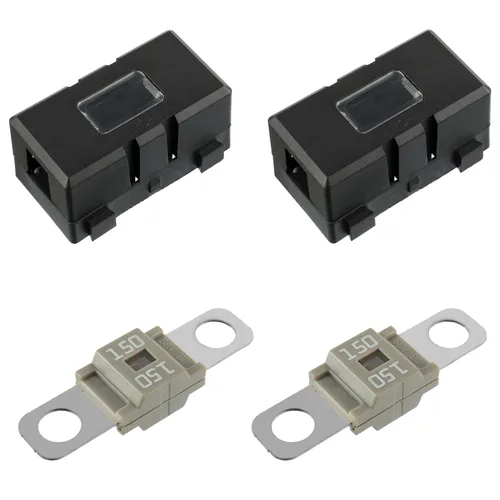 Miniatura 7 de BOJACK Portafusibles AMI/Midi de 40 amperios y fusibles midi atornillados de alta corriente 40A para automóviles, camiones y vehículos (paquete de 2)