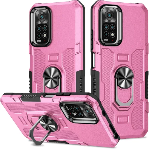 Miniatura 57 de Funda para Xiaomi Redmi Note 12 Pro 5G/Xiaomi Poco X5 Pro 5G Metal CD Patrón Anillo Titular Funda Teléfono Móvil Funda Protectora Anti-Caída Negro