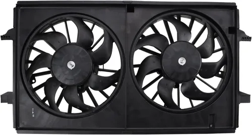Miniatura 16 de TRQ Conjunto de ventilador de refrigeración dual del radiador compatible con Toyota Highlander 2008-2013 TO3115155